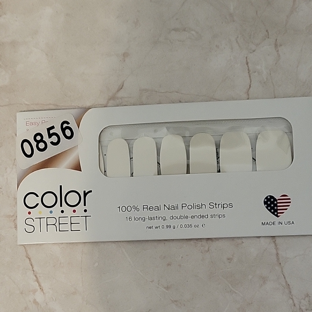 Color Street Classic White Nail Strips